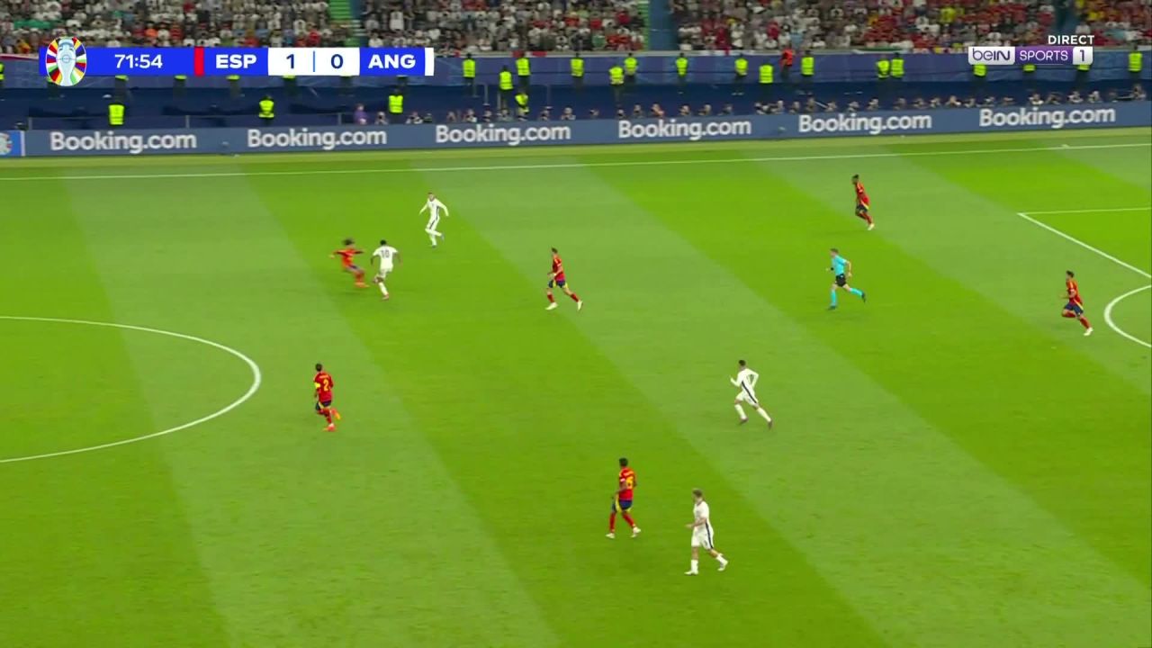 Spain 1 - [1] England - Cole Palmer 73'